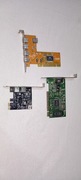 Adaptery PCI PCIE USB 2.0 3.0 + ETHERNET PCI