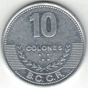 Kostaryka 10 colones colonów 2012 23,5 mm nr 3