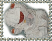 Puchaty kombinezon kombinezonik Disney Dumbo 62 cm #13