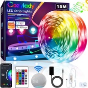 Taśma LED COZYLADY z pilotem, Wi-Fi -15 m