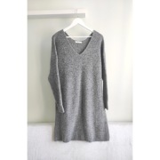 Reserved Sukienka sweterkowa szara r 44
