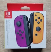 Joy-con y Nintendo Switch pomarańczowy i fioletowy 