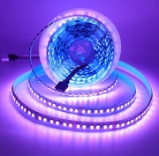 Taśma LED RGB SMD 5050 20W/m 120LED/m 24V 10mm IP20 MOCNE LEDY 1 metr