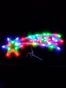 kometa led lampki choinkowe ozdoba na okno 72 szt