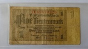 BANKNOT NIEMCY 1 RENTENMARK 1937