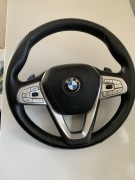 Kierownica BMW X5 X6 G712818 Skóra łopatki zmiany biegów super stan
