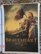 Plakat Braveheart Waleczne Serce A3 30x42 Idealny na Prezent