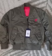 Dwustronna kurtka bomberka dziecięca, r. 110/116