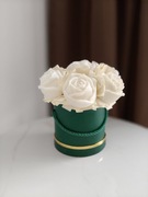 Flowerbox ze świec sojowych, Candlebox, bukiety sojowe