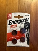 Baterie litowe CR2016 Energizer 4 pack