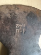 Stary niemiecki toporek saperski 1942