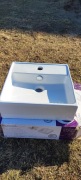 Umywalka nablatowa ceramiczna GoodHome Hendra 38 x 38 cm biała