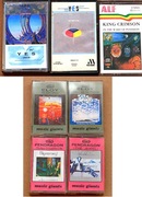 Zestaw 7 kaset YES, King Crimson, Eloy, Pendragon