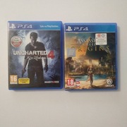 Assassin's Creed Origins PL, Uncharted 4 Kres Złodzieja PL na PS4