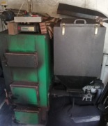 Piec centralnego ogrzewania z podajnikiem