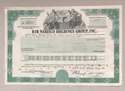 250 Dolars Akcji USA RJR NABISCO HOLDINGS GROUP , INC. 1990r