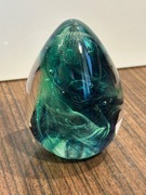 Śliczna szklana ozdoba przycisk do papieru