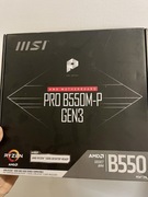 MSI PRO B550M-P GEN3 AM4 PŁYTA GŁÓWNA NVMe Ryzen