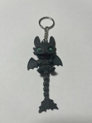 Brelok smok 3D antystresowy ruchomy ogon PLA brelok do kluczy plecaka