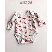 Body świąteczne w Mikołaje 68cm 6-9 miesięcy Bugs & Hugs