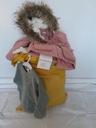 Worki ciuchów HM o roz. podanych na zdj. W każdym po 2 kurteczki i inne.