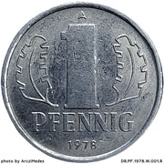 1 fenig 1978, Niemcy - NRD 