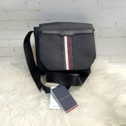 Tommy Hilfiger torba listonoszka Coated Canvas czarna nowa z metką męska 