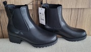 Nowe skórzane buty botki sztyblety venezia rozmiar 39
