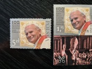 Fi 5094 ** + wydanie Watykanu z Pw3 ** 100 rocznica ur. J.Pawła II
