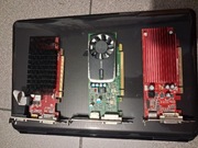 Niski profil low karty graficzne radeon nVidia quadro 3szt.