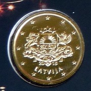 ŁOTWA 2015 10 CENTÓW UNC !!!!!!!!!!