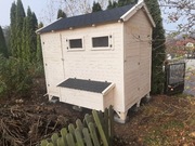 Kurnik dla kur  drewniany