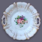 Kwiatowa Patera TPM Tielsch 1850-60 Wałbrzych