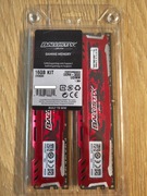 Pamięć RAM DDR4 Crucial Ballistix Sport LT 16 GB (2x8GB)