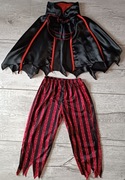STRÓJ DRACULA HALLOWEEN KARNAWAŁ R. 5-6 LAT