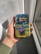 Ascended Heroes Mini Tin Pokémon Mega Evolution / 2 boostery i naklejki /
