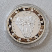 Niue 1 dolar, QEII ,  2013 , Zodiak chiński - rok Węża