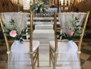 Krzesła bankietowe weselne ślubne chiavari - na ślub wesele komplet 4 szt