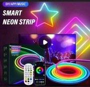 Taśma LED Neon RGBiC  tęcza 5050, Aplikacja, BT 60led/m