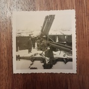 Obrona przeciwlotnicza Szczecina Stettin 1941 stanowisko Flak 88 mm