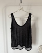 ZARA bluzka na ramiączkach z siateczką