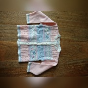 Uroczy sweterek ażurowy 92 / 18 m-cy 