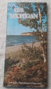 Mapa - stan MICHIGAN (USA),drogowa,stan-b.db