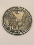 Raszyn. Fi 50 mm. Miedź srebrzona ox. Gyges