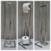 Wieszak/ stojak na papier toaletowy stal nierdzewn