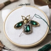 Magnes do igieł, haftu, needle minder, rękodzieło, haft krzyżykowy i płaski