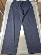 Młodzieżowe Szerokie Spodnie Dresowe Soccer Granatowe Rozmiar XL