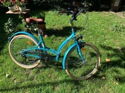 Rower damski miejski - używany - B'Twin Decathlon - koszyk