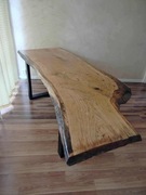 Stół z litego drewna ręcznie robiony