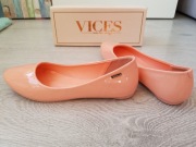 NOWE meliski, różowe baleriny l buty VICES r.38
